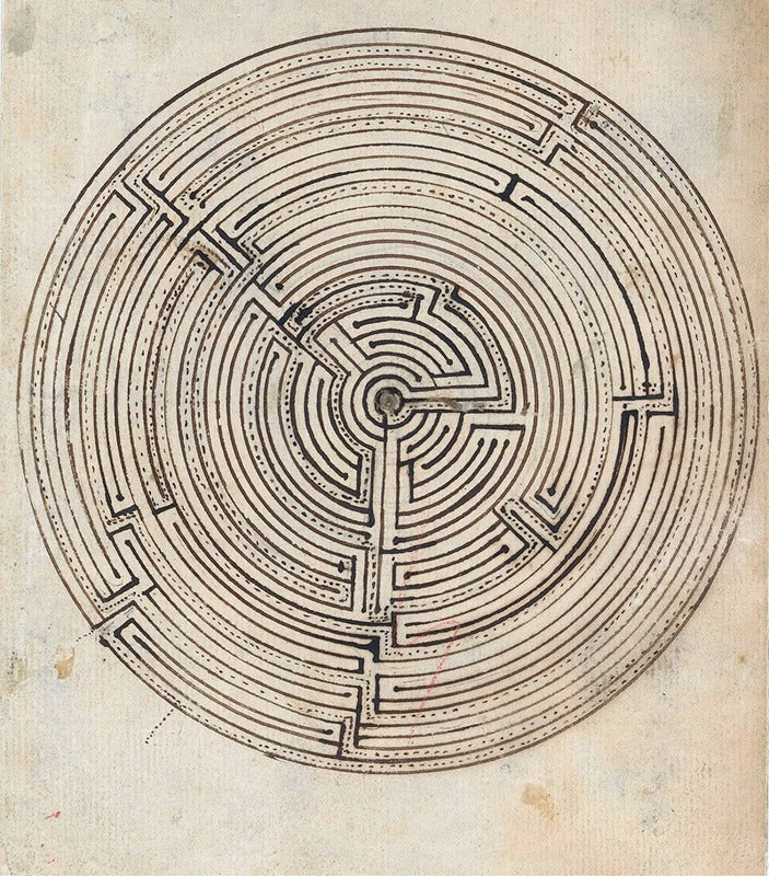 Labyrinthe (1790), par Jan Brandes