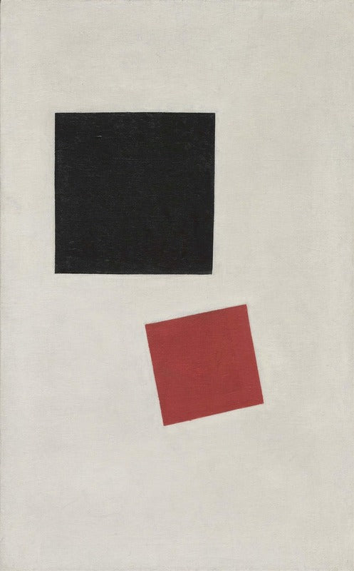 Carré Noir & Carré Rouge (1915), par Kazimir Malevich