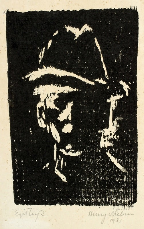 Personnage avec Chapeau (1931), par Henry Nielsen