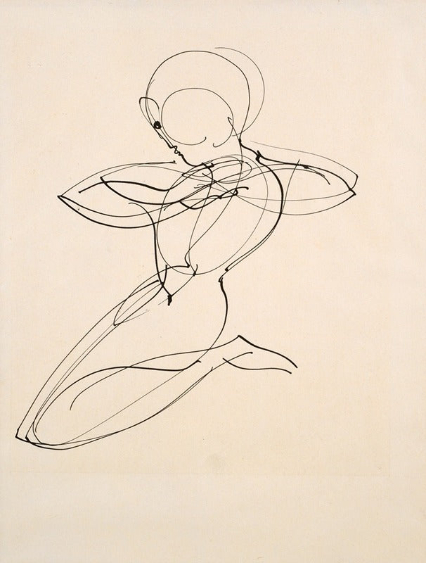 Figure à Genoux (1931), par Oskar Schlemmer