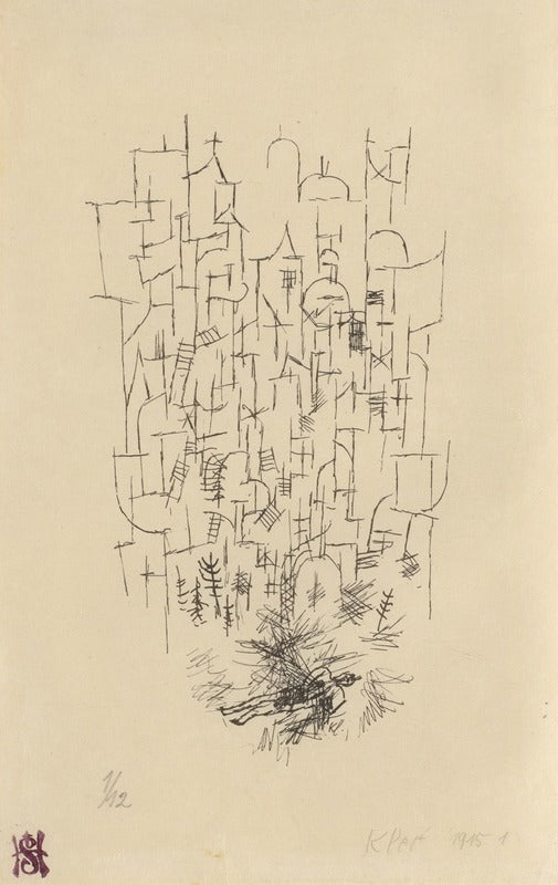 La Mort pour Idée (1915), par Paul Klee