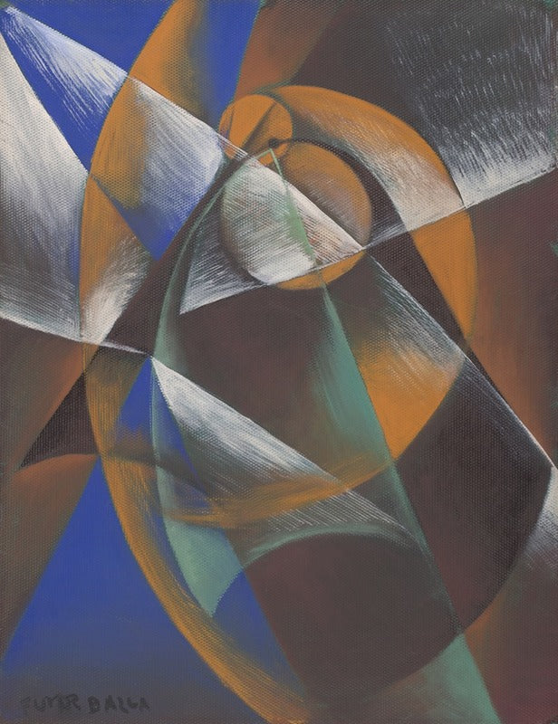 Mercure Passant Devant le Soleil (1914), par Giacomo Balla