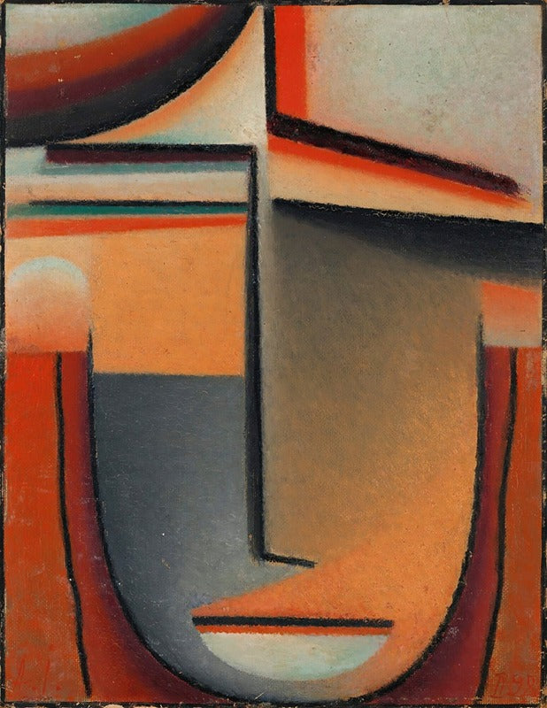 Tête Abstraite Orange (1928), par Alexej von Jawlensky
