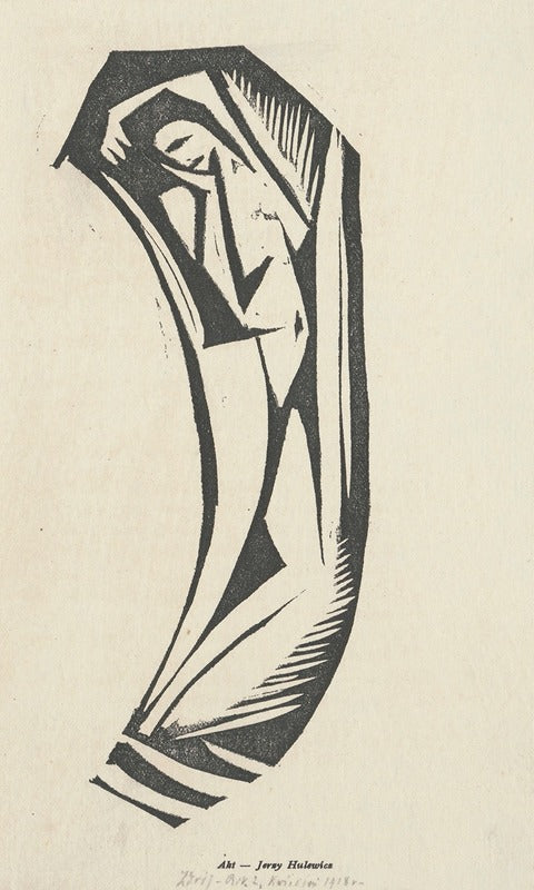 Nu en C Inversé (1918), par Jerzy Hulewicz