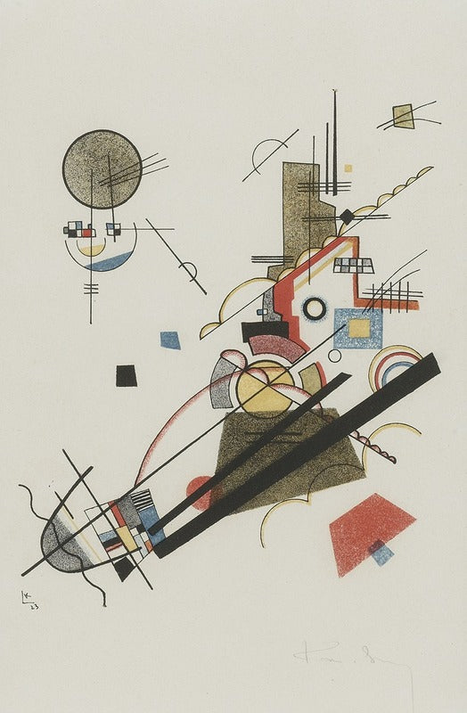 Joyeuse Ascension (1923), par Wassily Kandinsky