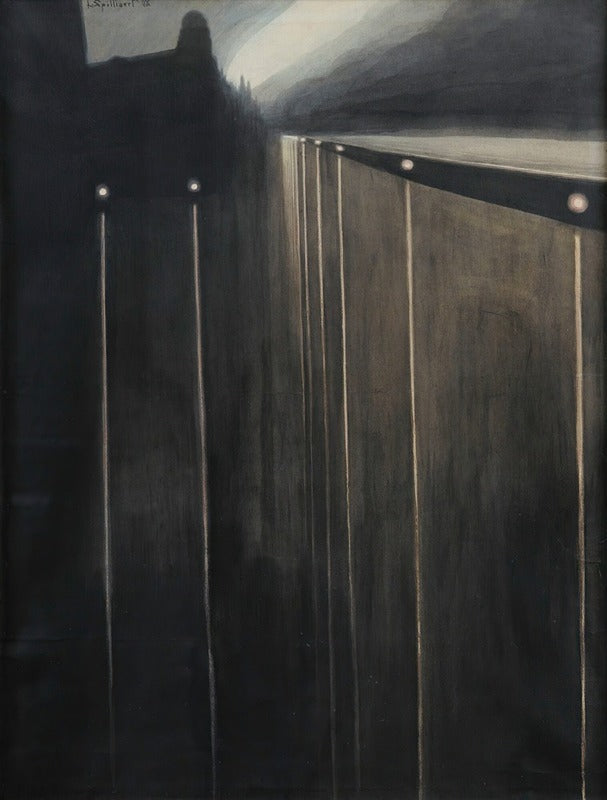 Digue d’Ostende Aux Réverbères (1908), par Léon Spilliaert