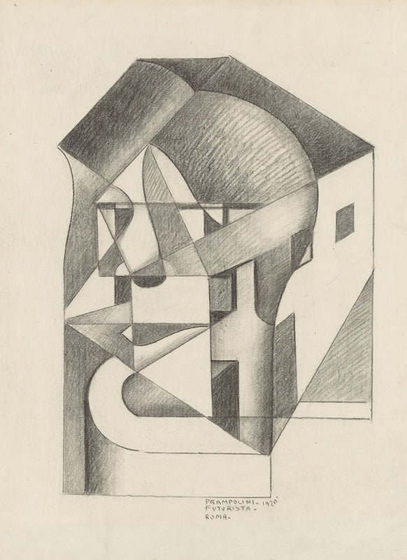 Architectonic Absolute (1920), par Enrico Prampolini