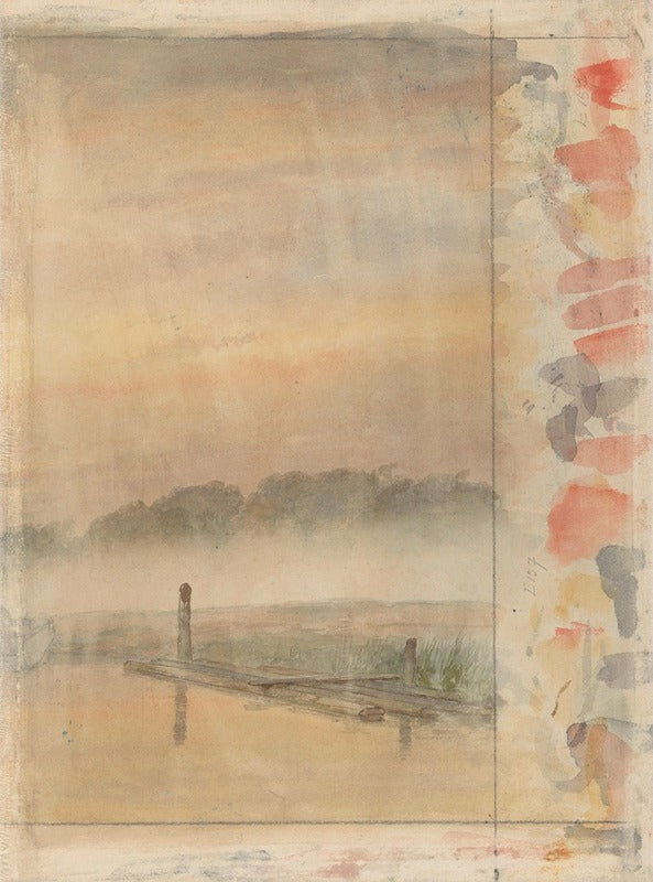 La Jetée sur la Rivière (c.1840), par Andreas Schelfhout