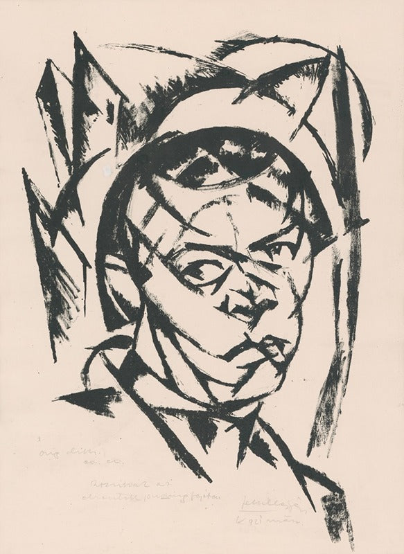 Une Tête D’Homme (1921), par Gejza Schiller
