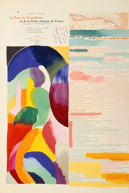 La prose du Transsibérien, petite Jehanne de France (1913), par Sonia Delaunay