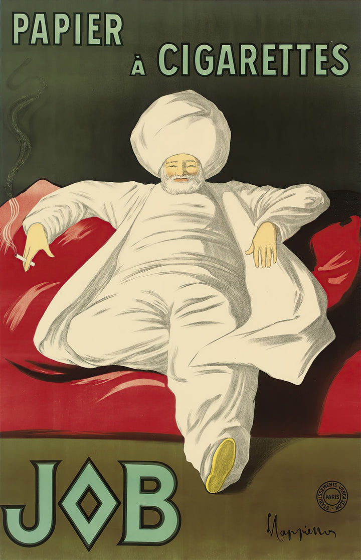 Papier à Cigarettes Job (1933), par Leonetto Cappiello