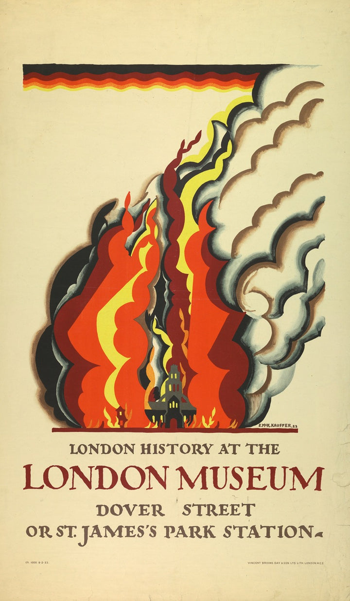 Histoire de Londres (1922), par Edward McKnight Kauffer