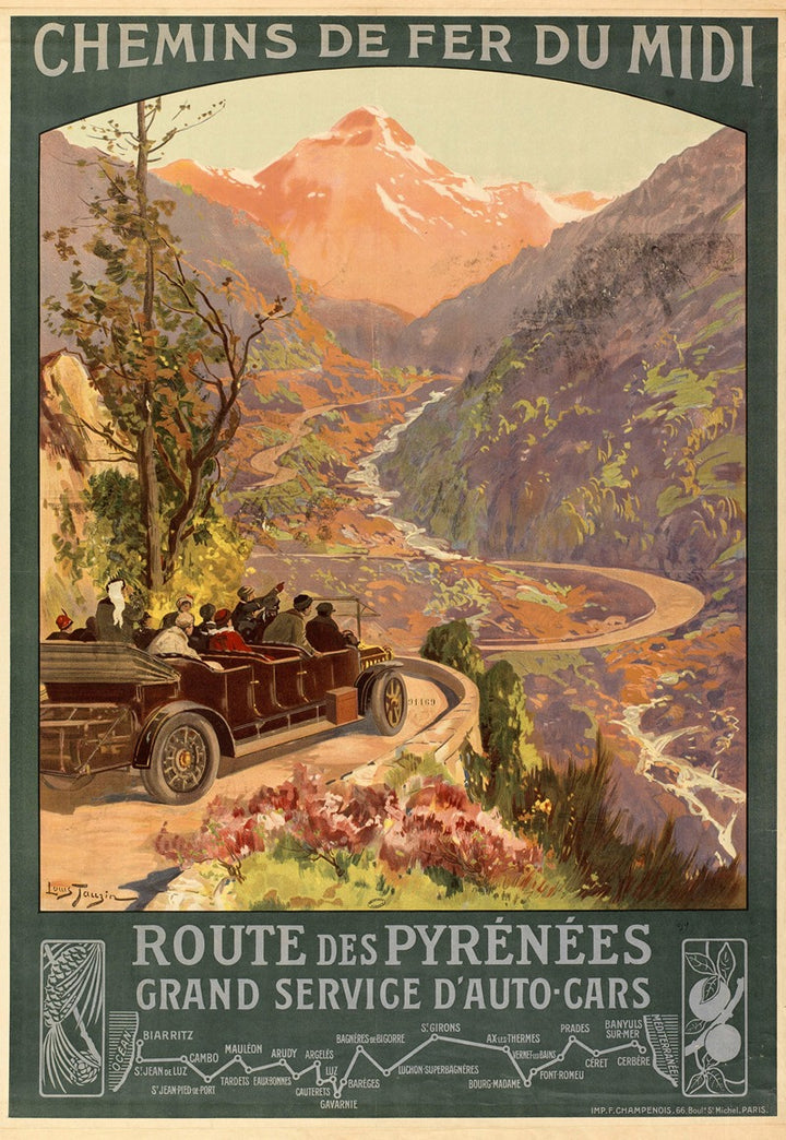 Route des Pyrénées (1910), par Louis Tauzin