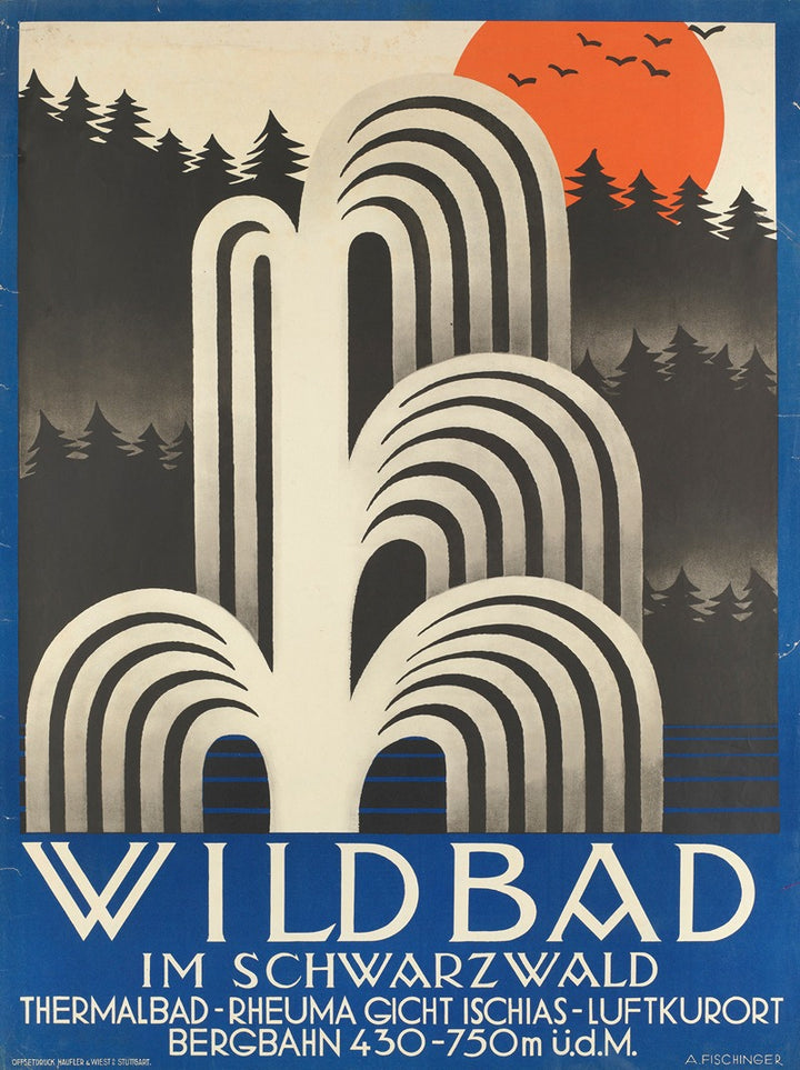 Wildbad en Forêt-Noire (c.1930), par Oskar Fischinger