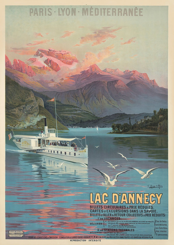 Lac d'Annecy (1900), par Frédéric Hugo d'Alési