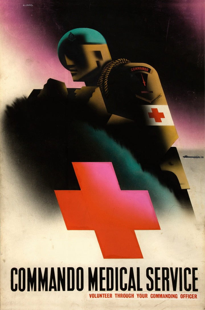 Commando Medical Service (1944), par Abram Games