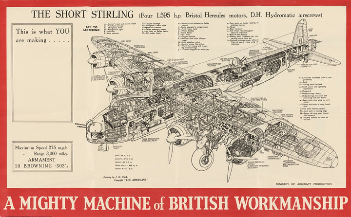 Bombardier Lancaster (1944), par J. H. Clark
