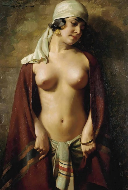 Nu Oriental (c.1910), par Hans Hassenteufel