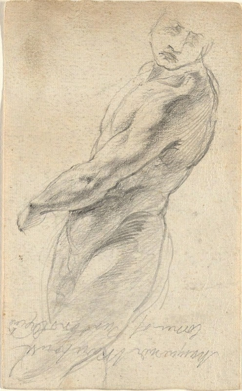 Croquis Sans Titre, Nu Masculin (1786), par John Trumbull