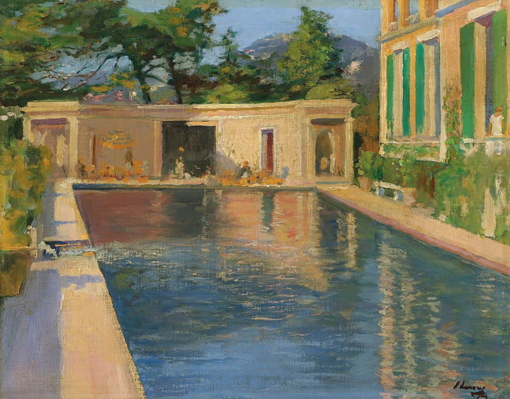 Piscine, Sud de la France (1909), par John Lavery