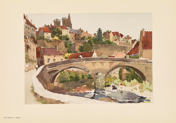 Pont de Semur-en-Auxois (1925), par Pierre Vignal