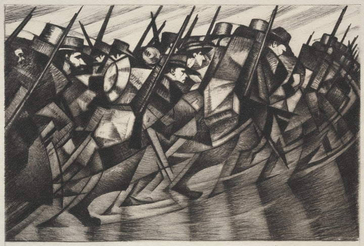 Retour aux Tranchées (1916), par Christopher Richard Wynne Nevinson