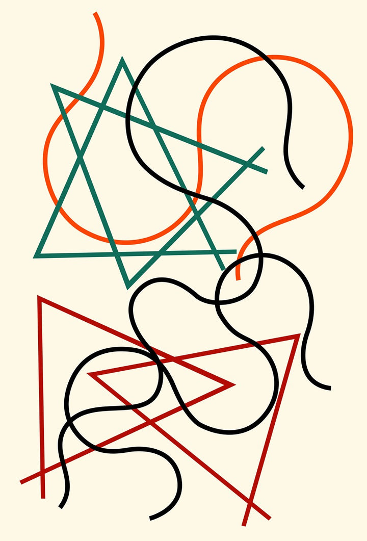 Lignes géométriques et ondoyantes (2014), par Myriam Thyes