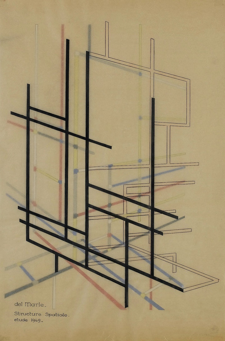 Structure Spatiale (1949), par Félix Del Marle
