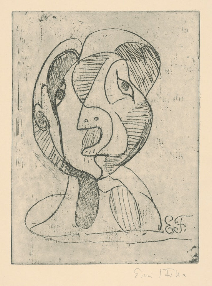 Hlava (1933), par Emil Filla