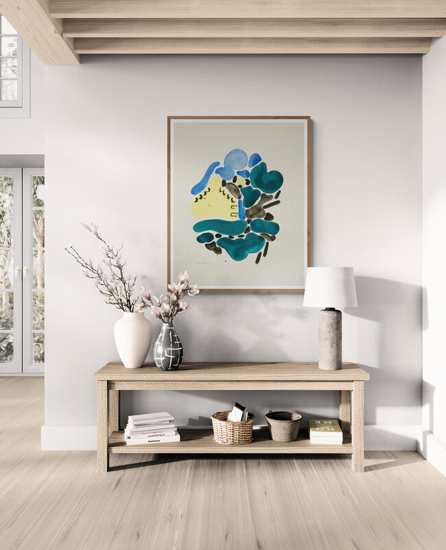 Abstraction Basée sur des Formes Florales (1921), par David Kakabadzé