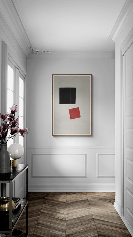 Carré Noir & Carré Rouge (1915), par Kazimir Malevich