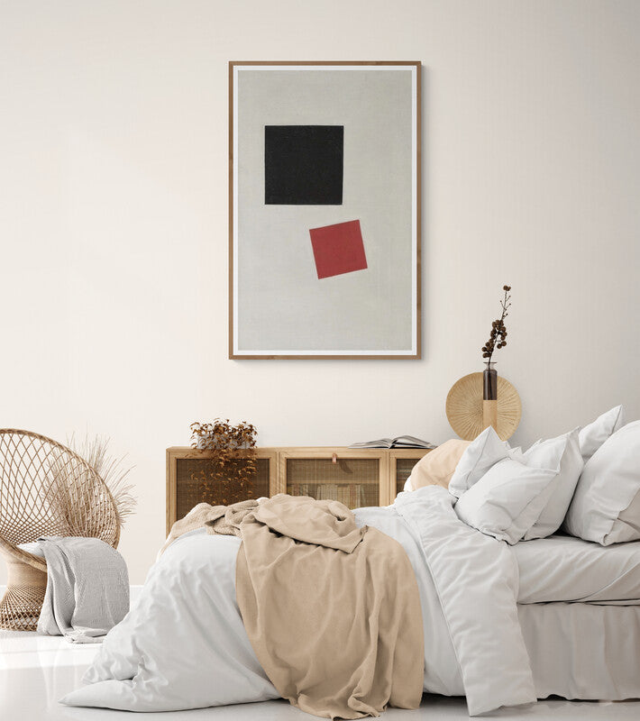 Carré Noir & Carré Rouge (1915), par Kazimir Malevich