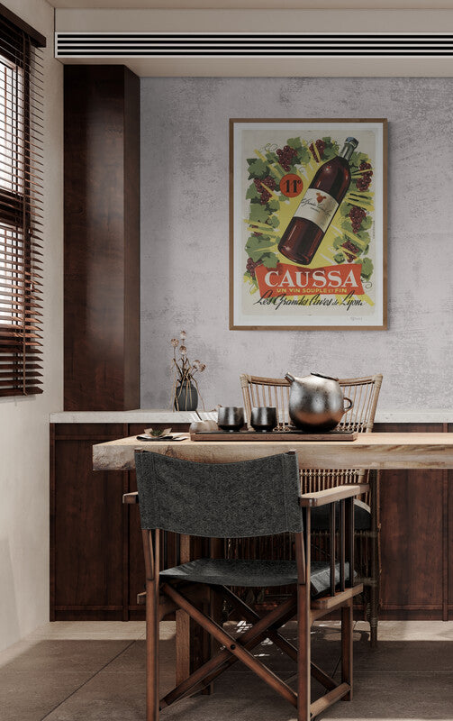 Caussa, Un Vin Souple & Fin (c.1950), Les Grandes Caves de Lyon