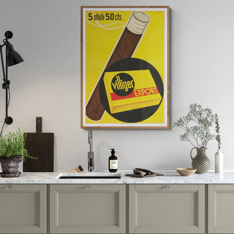Cigares Villiger Export (1937), par Johannes Handschin
