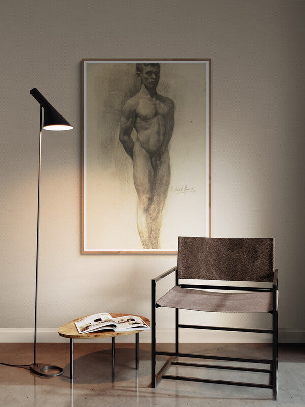 Etude d'un Nu Masculin (c.1910), par Emil Alexay-Olexák