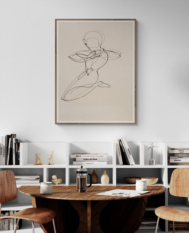 Figure à Genoux (1931), par Oskar Schlemmer