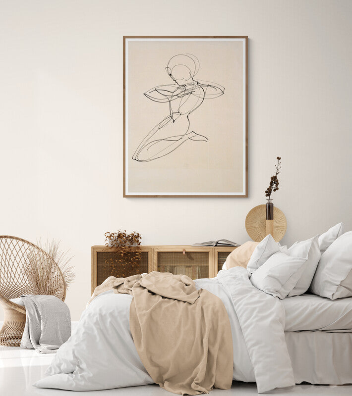 Figure à Genoux (1931), par Oskar Schlemmer