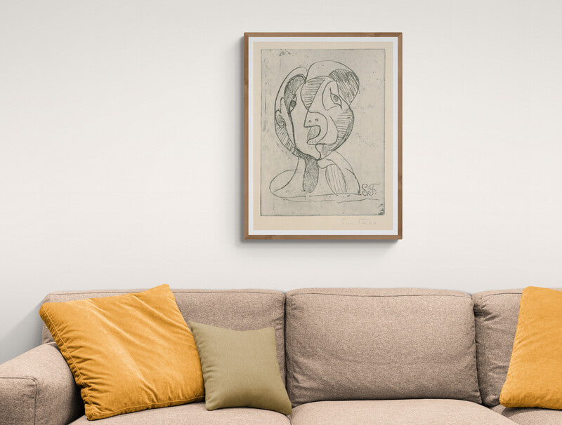 Hlava (1933), par Emil Filla