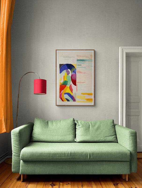 La prose du Transsibérien, petite Jehanne de France (1913), par Sonia Delaunay