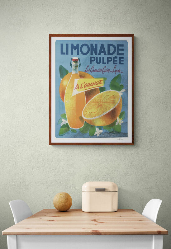 Limonade pulpée (c.1950), Les Grandes Caves de Lyon