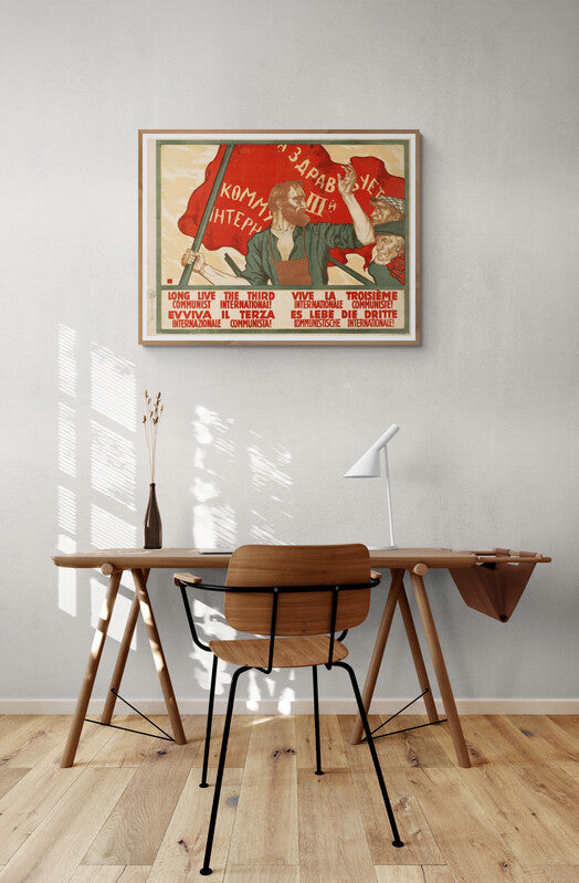 Longue Vie à la Troisième Internationale Communiste (1920), par Sergei Ivanovich Ivanov