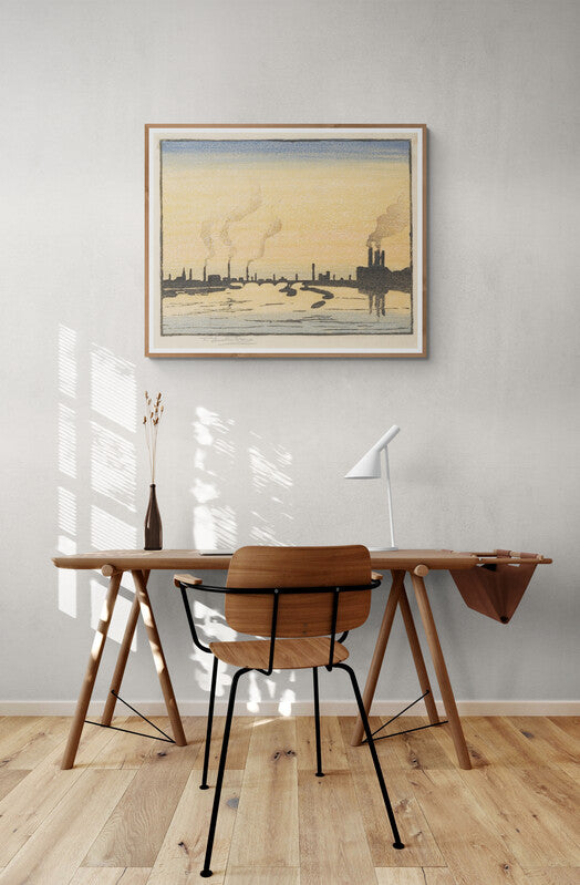 Paysage Industriel (c.1930), par Thomas Austen Brown