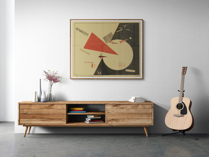 Percée des Rouges (1919), par El Lissitzky