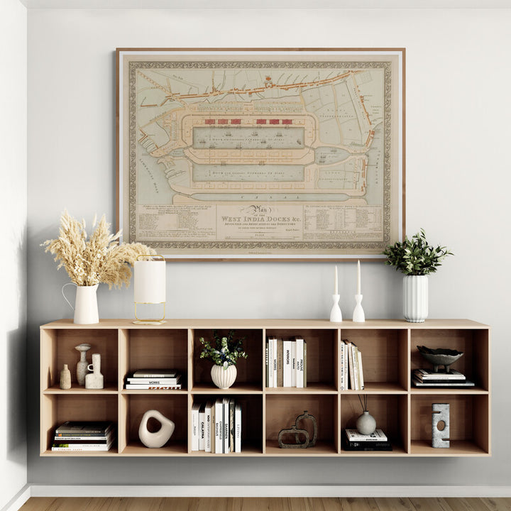 Plan des West India Docks (1802), par Ralph Walker