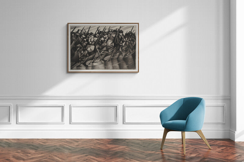 Retour aux Tranchées (1916), par Christopher Richard Wynne Nevinson