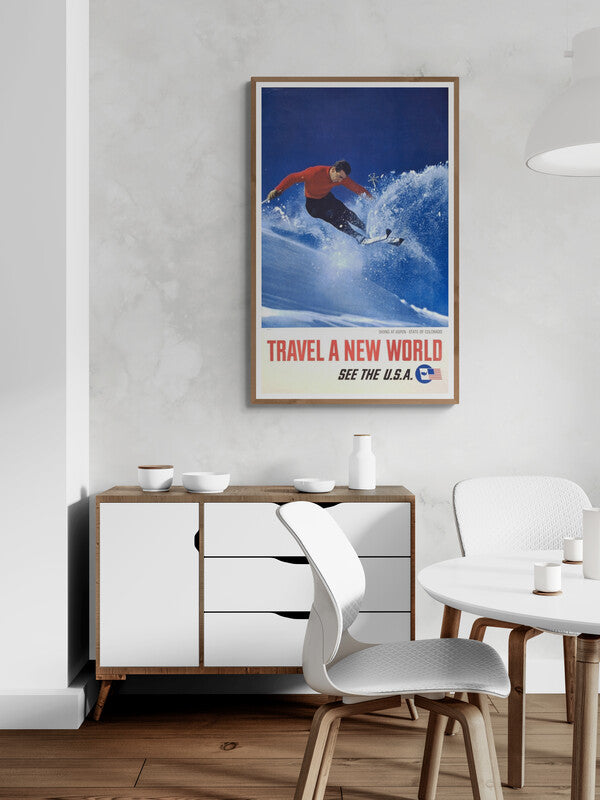 Skier à Aspen, Colorado (1962), See The USA