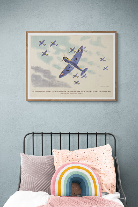 The Famous British Spitfires Flying in Formation (1944), par James Gardner