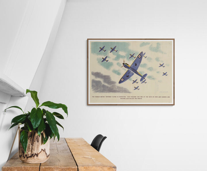 The Famous British Spitfires Flying in Formation (1944), par James Gardner