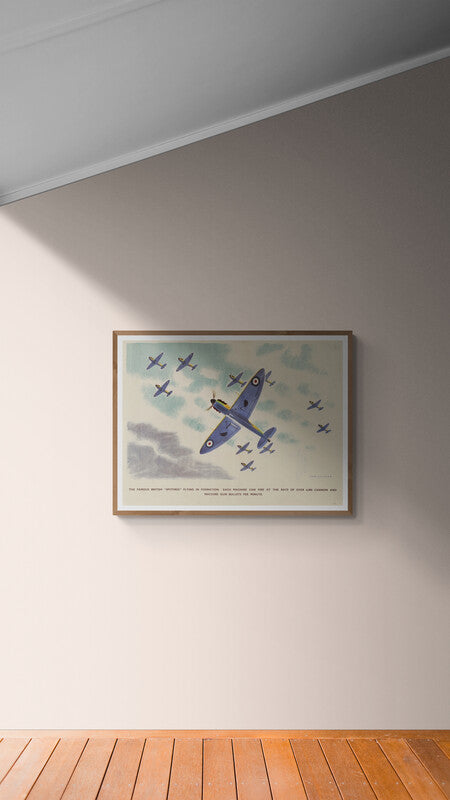 The Famous British Spitfires Flying in Formation (1944), par James Gardner