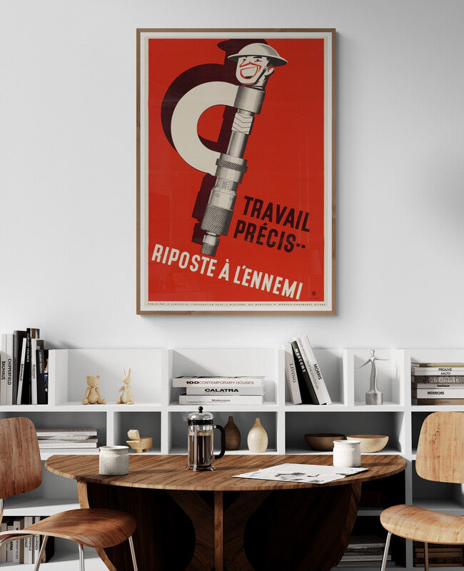 Travail Précis, Riposte à l'Ennemi (c.1942), Ministère des Munitions et Approvisionnements du Canada